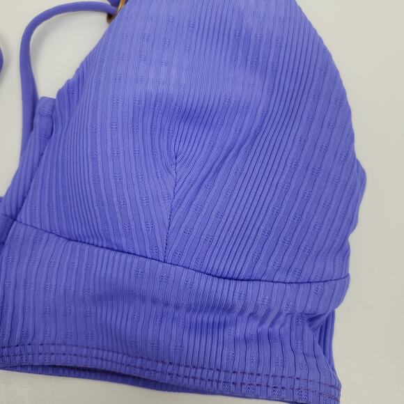 L*Space Siren Bikini Top in Amethyst Purple Size Medium NWT - Picture 4 of 7